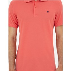 Mercan Slim Fit %100 Pamuk Polo Yaka Basic Tişört