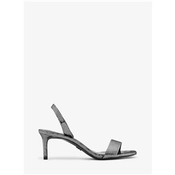 MICHAEL MICHAEL KORS Mila Metallic Foil Suede Sandal