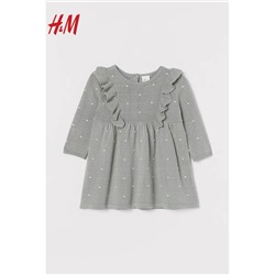 H&*M ♥️ оф сайт, распродажа 🛍платья для девочек из 100% хлопка