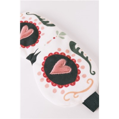 Antifaz ojos print calavera mexicana