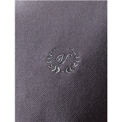 Футболка поло с плетеным воротником на пуговицах из эластичного хлопка