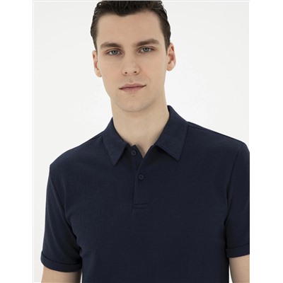 Lacivert Slim Fit Tişört