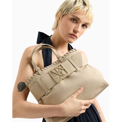 HANDBAG WITH ASV LOGO DETAIL