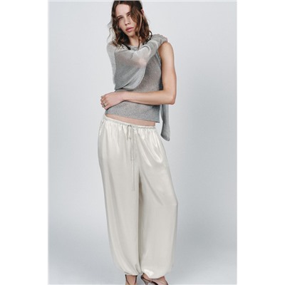 FOIL SAROUEL TROUSERS