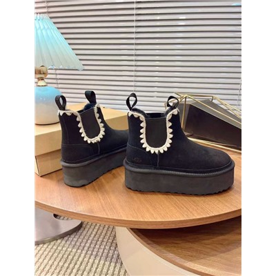 Зимние ботинки на толстой подошве  УГ*Г