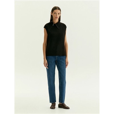 Джинсы Mom Fit 385, D385/damson