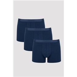 Penti Erkek Pamuklu İndigo 3'lü Boxer