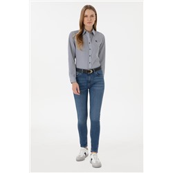 Kadın Açık Mavi Skinny Fit Jean Pantolon