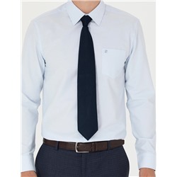 Açık Mavi Regular Fit Uzun Kollu Basic Gömlek