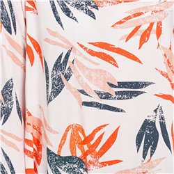 Damen Bluse mit Palmen-Print