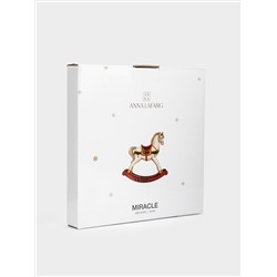 Тарелка закусочная, 19 см, фарфор N, белая, Лошадка, Miracle