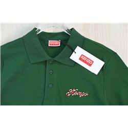 Простая повседневная мужская рубашка-поло из хлопкового пике КЕНЗ*О