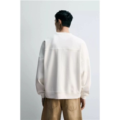 Мужской свободный свитшот (этикетки надрезаны) ЗАР*А