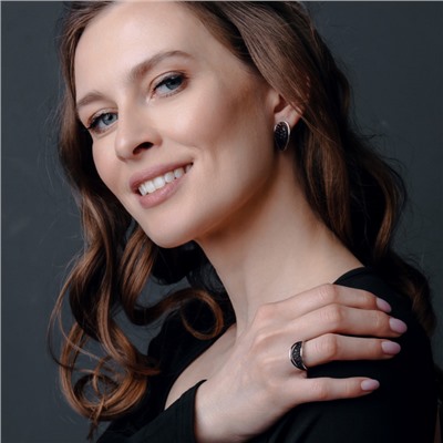 Серьги серебро 52970SB