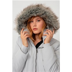 Anorak con capucha Gris