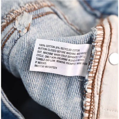 Женские хлопковые джинсы с высокой талией