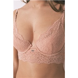 Sujetador push up GORGEOUS encaje rosa