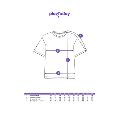 Футболка PLAYTODAY, 1130947
