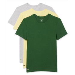 Lacoste Men's 3-Pk. Slim Fit Crewneck T-Shirts