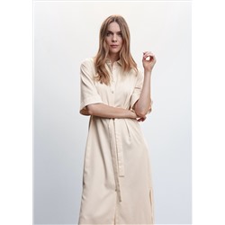 Vestido camisero lazo