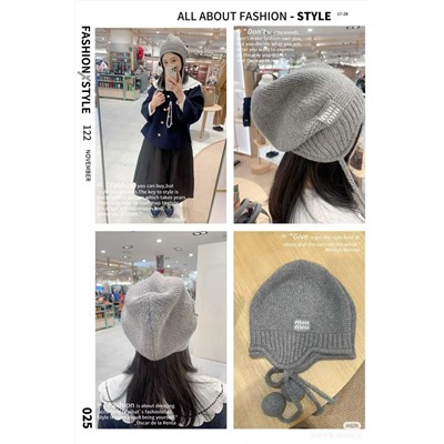 Новая коллекция женских шерстяных шапок  Mi*u Mi*u 🩷