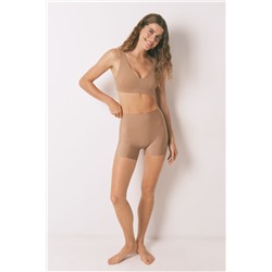Pantalón corto interior clean cut beige