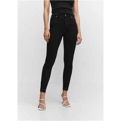 Jeans skinny tiro alto