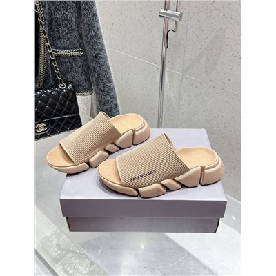 Сланцы/тапочки на плоской подошве (7 цветов) Баленсиаг*а