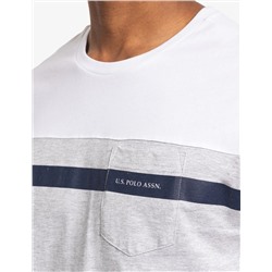 COLOR BLOCK JERSEY T-SHIRT WITH POCKET