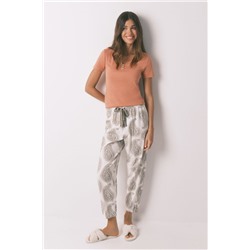 Pantalón largo 100% algodón paisley