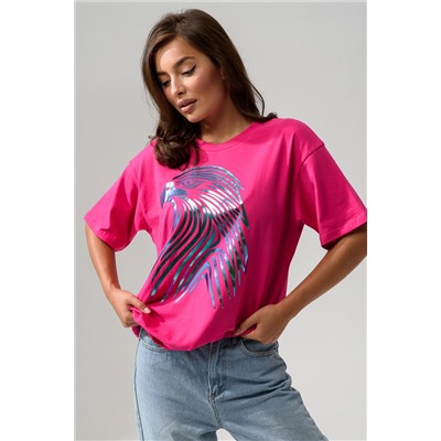 8555 Футболка оверсайз женская