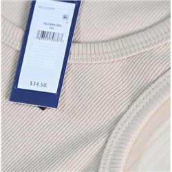 Хлопковая ребристая майка без рукавов ТОММИ ХИЛФИГЕ*Р