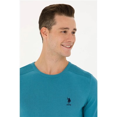 Erkek Petrol Basic Kazak