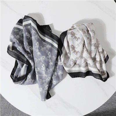 Женский шелковый платок (2 цвета) КОУ*Ч