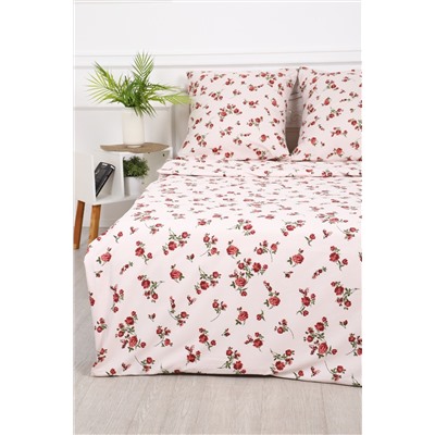 Постельное белье Розы прованс полисатин, наволочки 70х70см