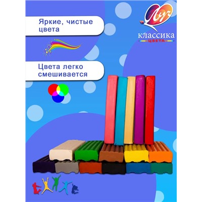 Пластилин "Луч" 12 цветов 60944