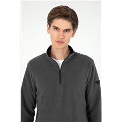Erkek Antrasit Basic Sweatshirt