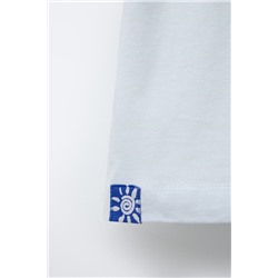 T-SHIRT WITH SLOGAN PRINT