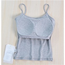 Майка с интегрированными фиксированными чашками