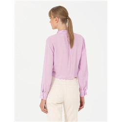 Lila Regular Fit Uzun Kollu Gömlek