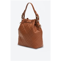 Bolso de piel Angy Camel
