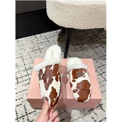 Меховые мюли  МИУ МИ*У