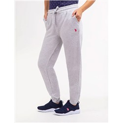 FLEECE HIGH WAISTED LOGO JOGGER