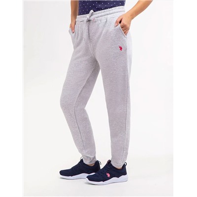 FLEECE HIGH WAISTED LOGO JOGGER