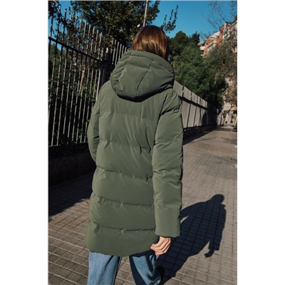 SEMI-LONG RUBBERISED WINDPROOF ANORAK