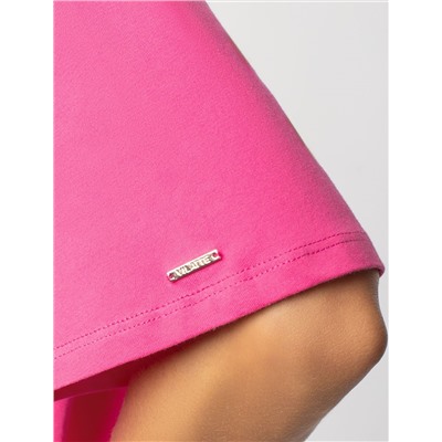 Укороченная футболка силуэта овер-сайз