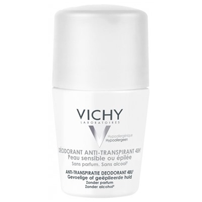Vichy Anti-Transpirant Deodorant 48h Empfindliche oder epilierte Haut Roll-On 50 ml