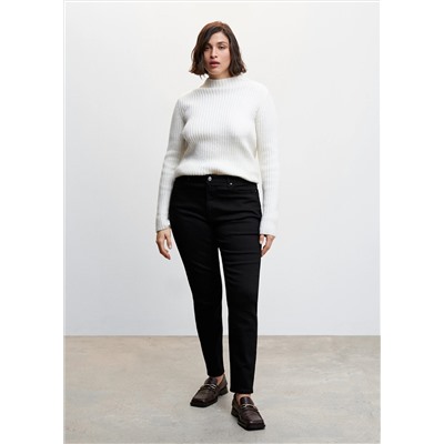 Jeans skinny tiro alto