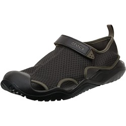 Crocs Men's Swiftwater Mesh Deck Closed Toe Sandals
