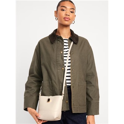 Small Preppy Bucket Crossbody Bag